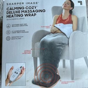 Massage heating wrap